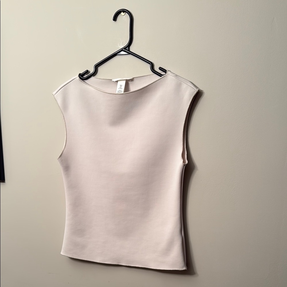 H&M Boat Neck Fitted Tank Top